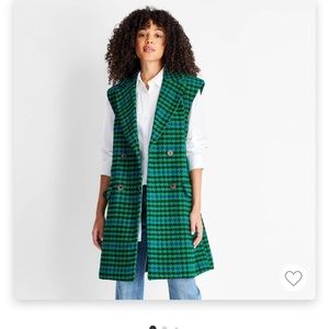 NWT-Women’s Sleeveless Long Shacket. Sz: M